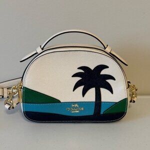 Coach Serena Tropical Palm Tree Crossbody Bag